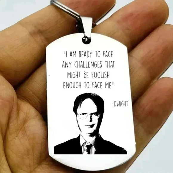 Tv show offices hot funny quote Keychain - Picture 1 of 1
